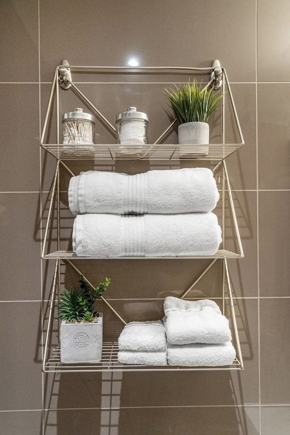We ensure that your stay will be comfortable and cozy, and the little things are considered. 

Extra towels, make up pads and Q-tips are in both bathrooms for your use.