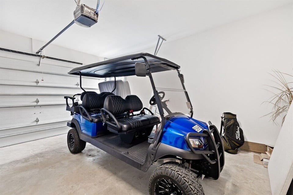 Golf cart to use during your stay :)