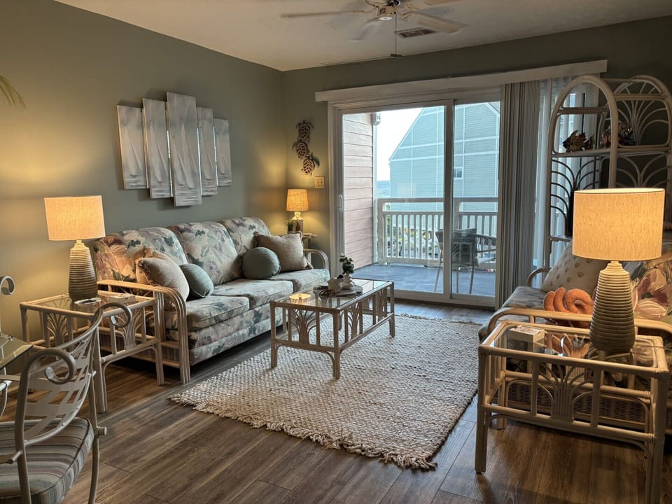 The perfect space for unwinding after a day on the beach.