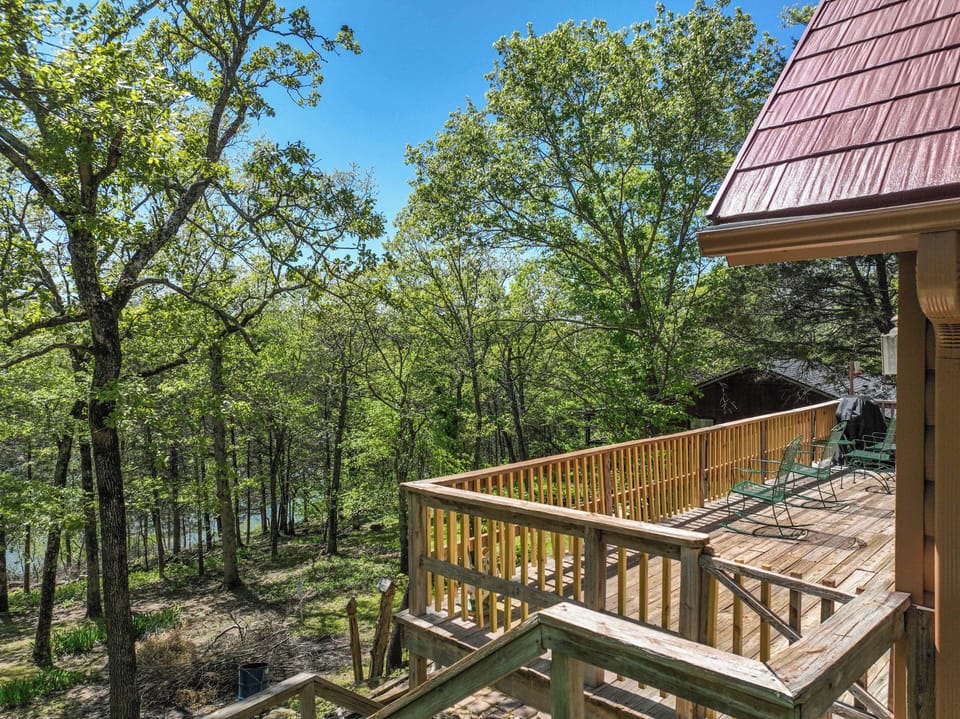 Beautiful cabin deck