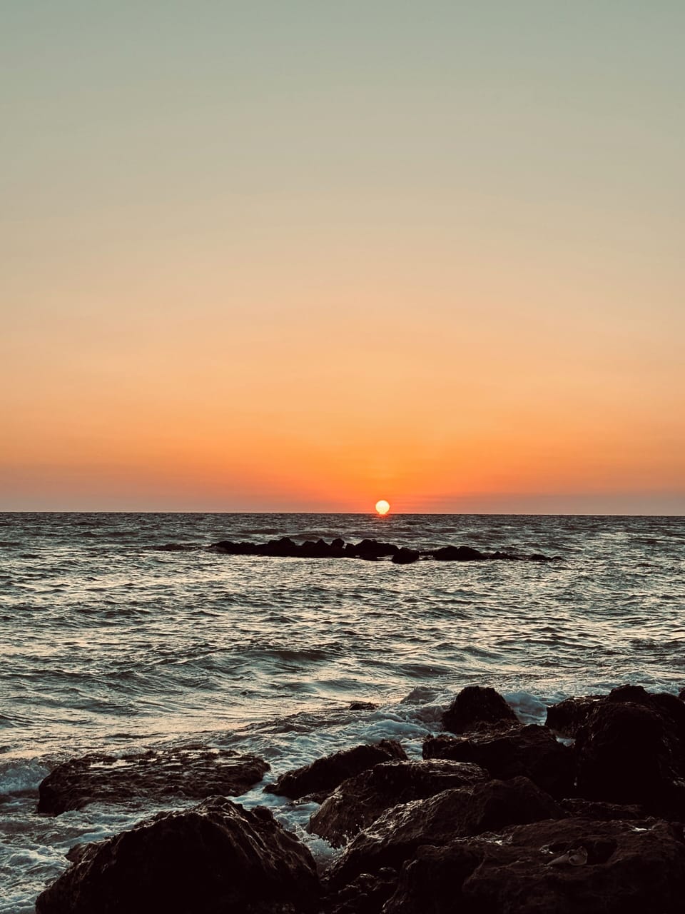 Sunset at Caspersen Beach