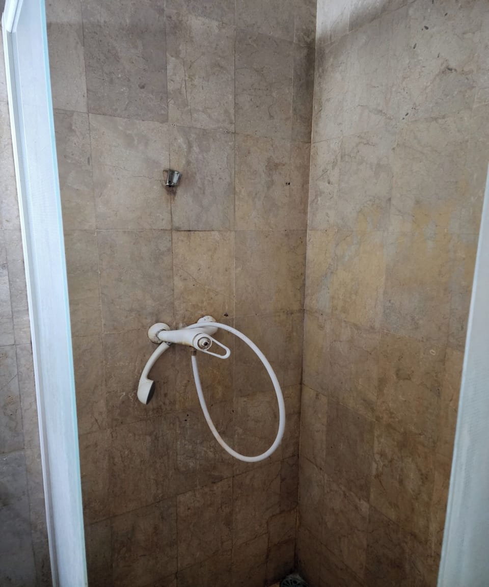 Standard Double Room | Bathroom | Shower, towels, soap