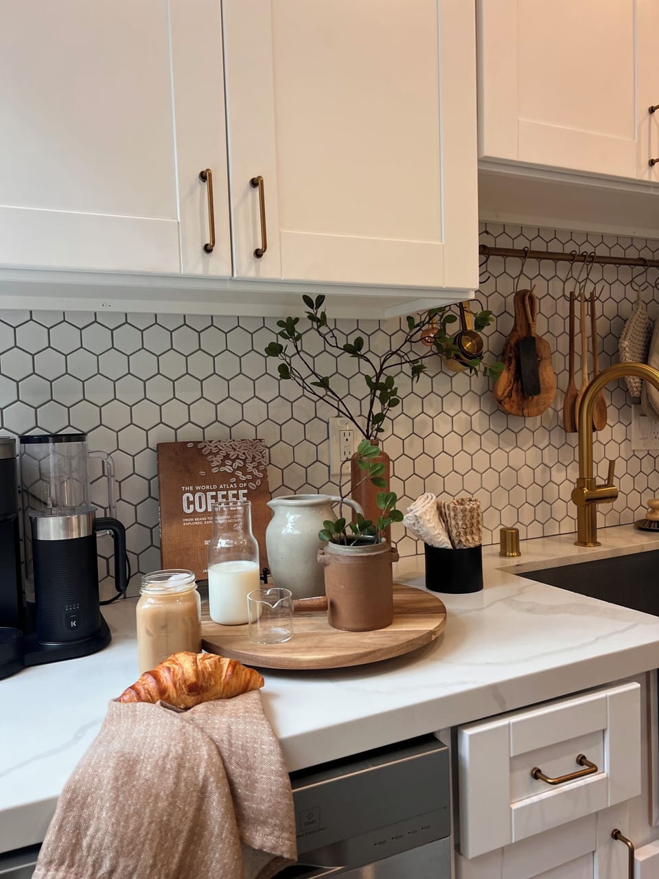 Latte anyone?!? Our Keurig is a hit with coffee lovers.