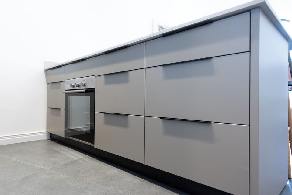 Luxury Apartment, Balcony, City View | Private kitchen | Full-size fridge, microwave, dishwasher, cookware/dishes/utensils