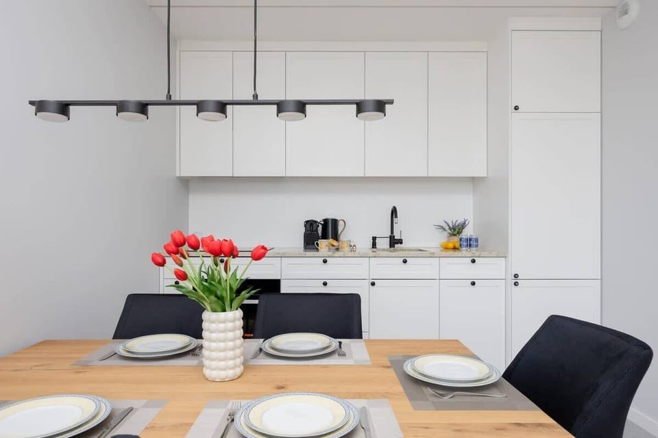 Functional kitchen space with a dining nook.