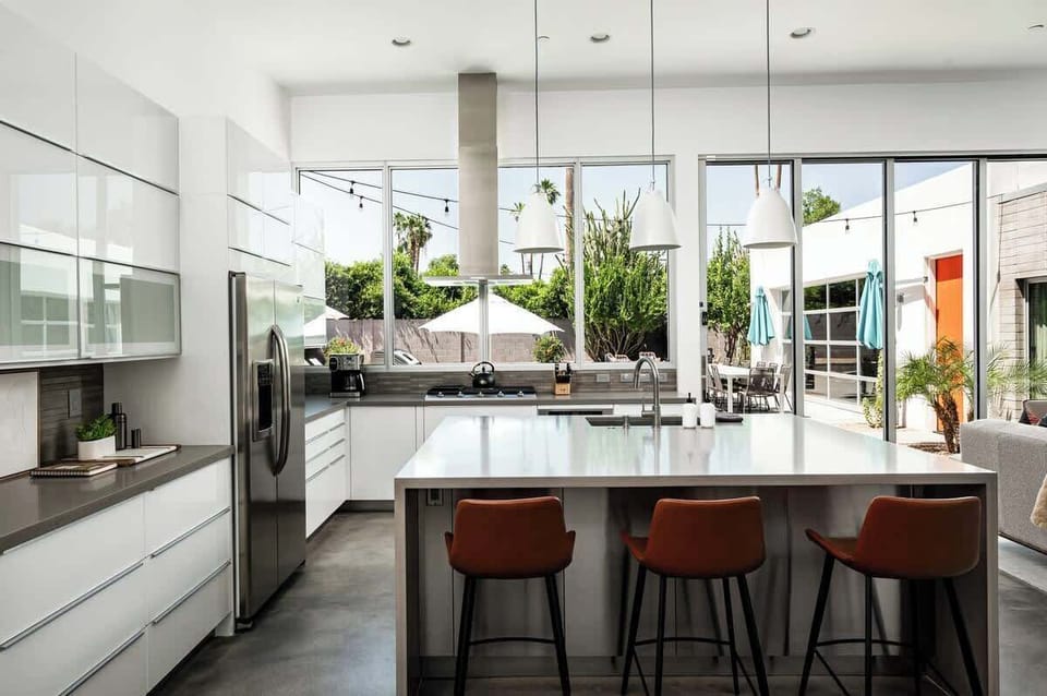 Fully stocked kitchen