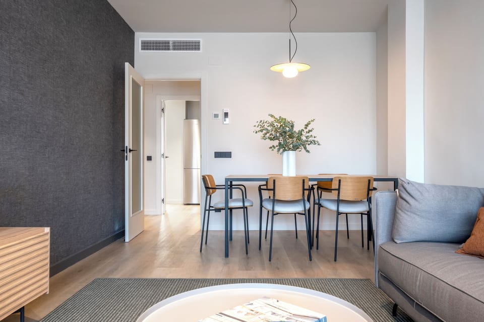 Superior Apartment | Living area | 40-inch flat-screen TV with digital channels, TV