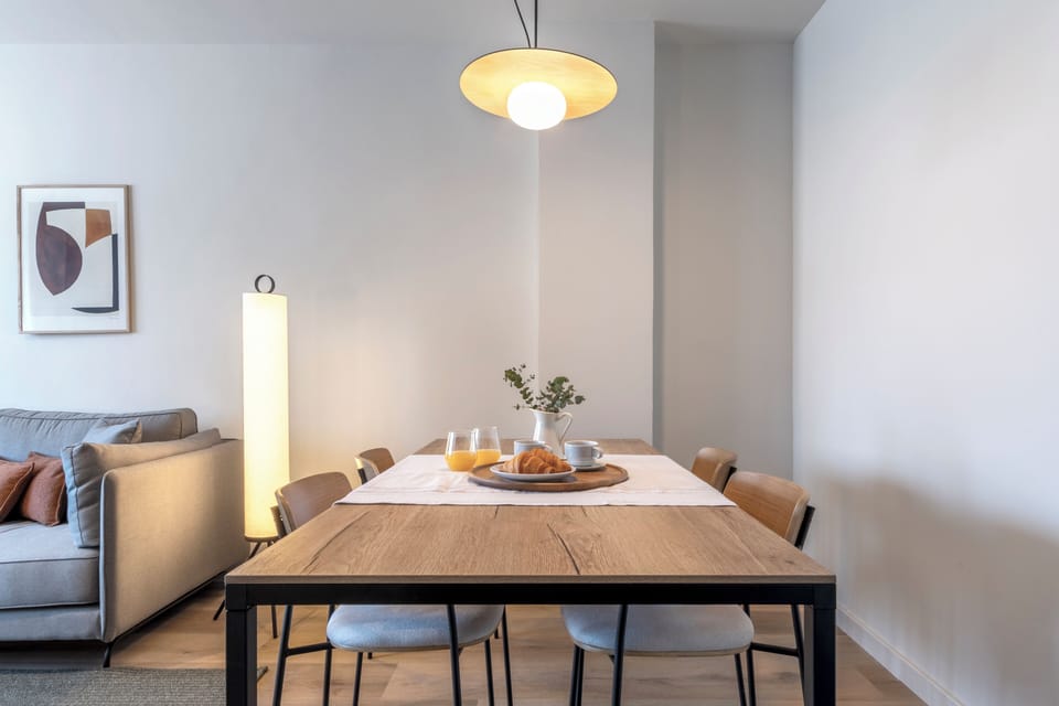 Superior Apartment | Living area | 40-inch flat-screen TV with digital channels, TV
