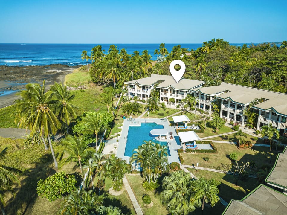 Location of the condo #2 and common pool area