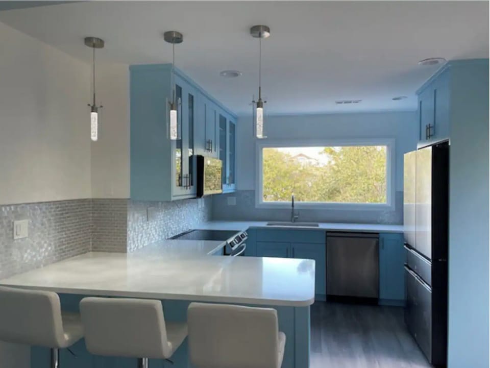 Enjoy our beautiful fully renovated luxury kitchen with everything you need!