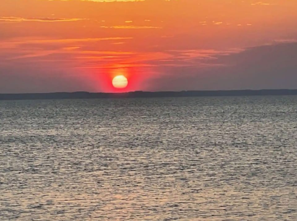Quick walk across the street to watch the amazing sunsets each night!