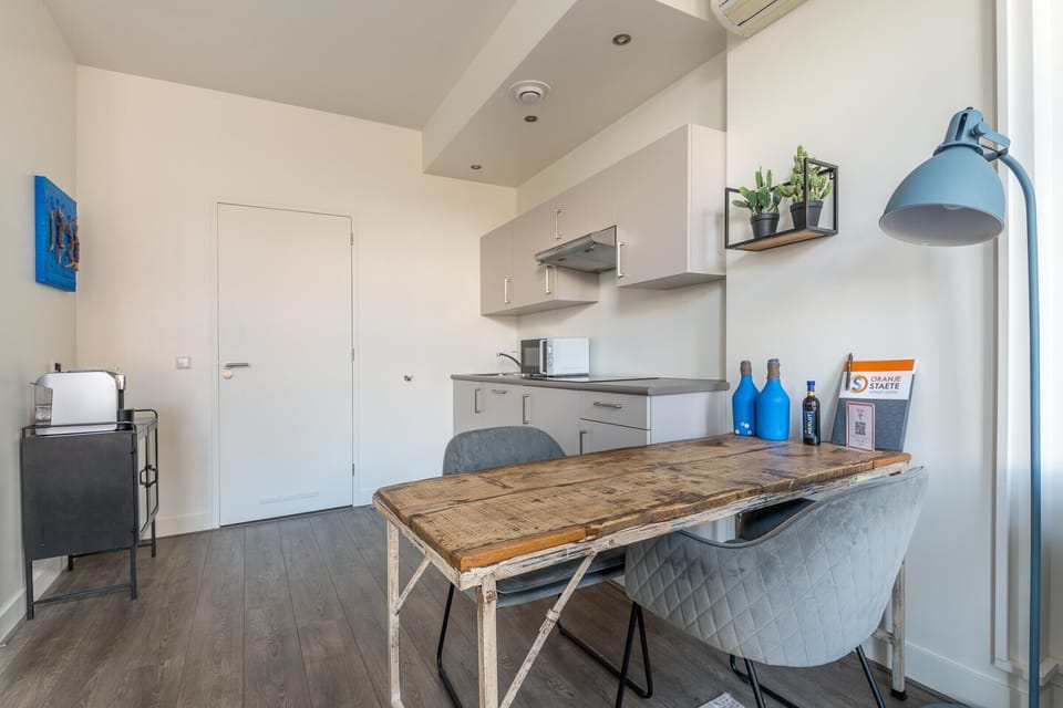 Standard Studio (Second Floor) | Private kitchen | Fridge, microwave, stovetop, dishwasher