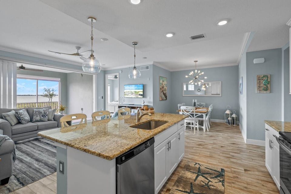 Comforting open floor plan