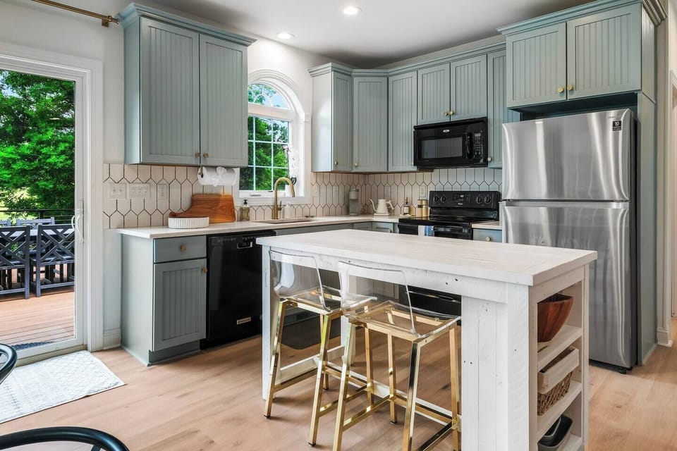 Enjoy a fully equipped kitchen for all your cooking and baking needs.