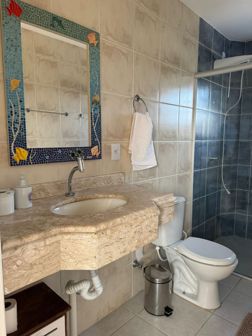 Comfort Apartment, Lanai, Lagoon View | Bathroom | Shower, towels, soap, toilet paper