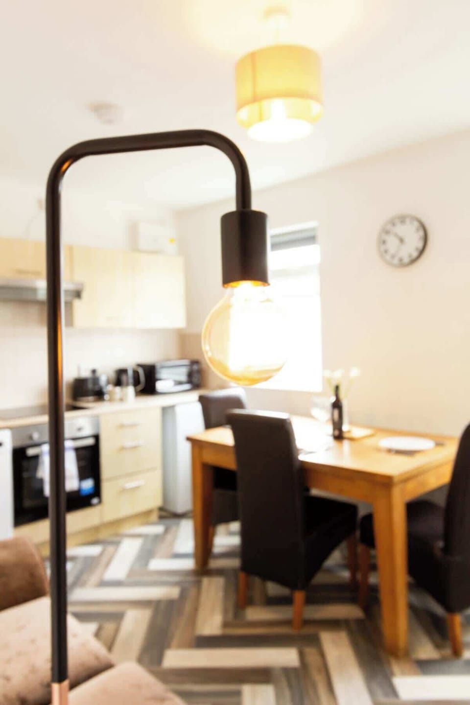 Kitchen and dining space; perfect for your intimate meal during your stay with us.
