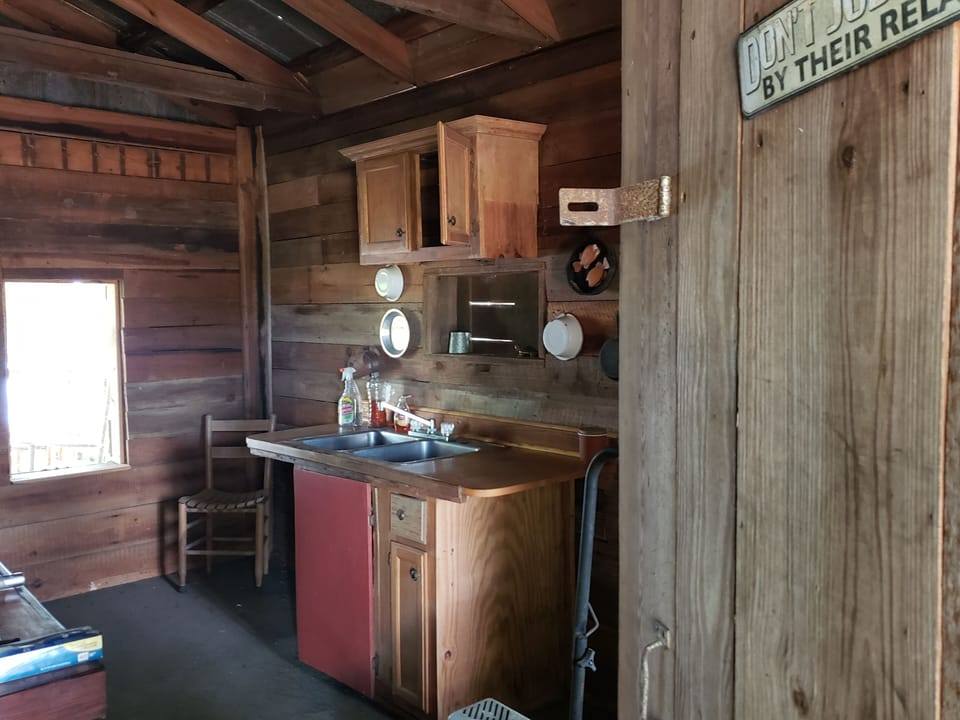 Outhouse kitchen area