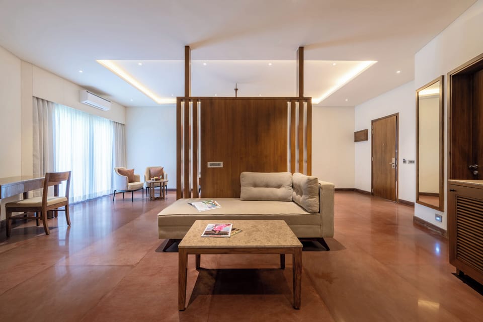 Fire Villa with Sit out | In-room safe, desk, soundproofing, iron/ironing board (on request)