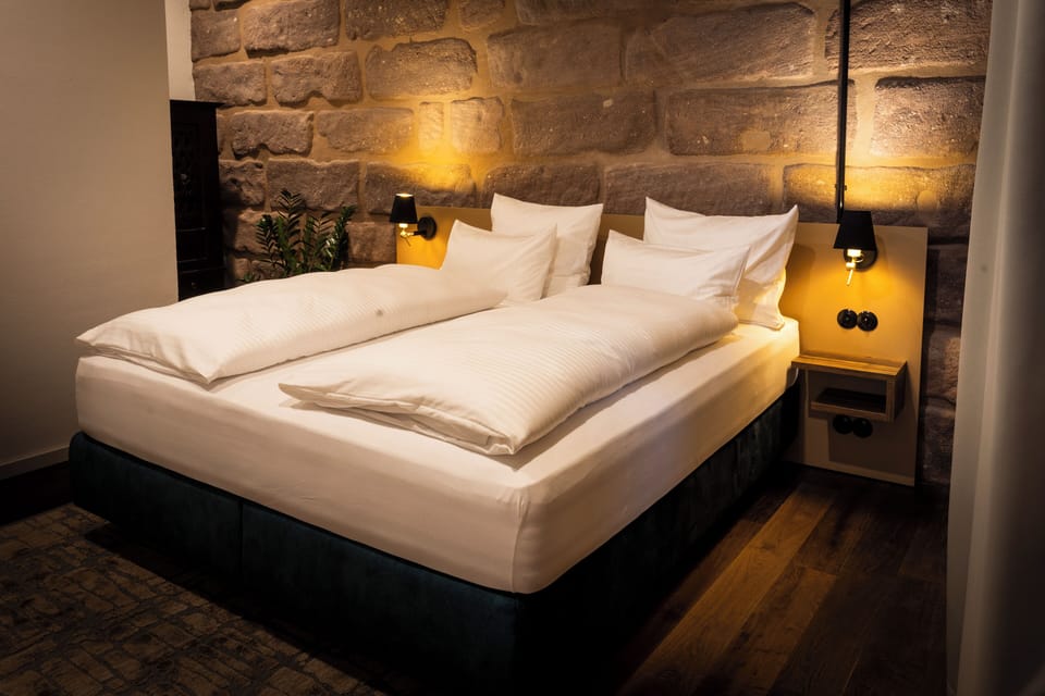 Classic Double Room, Non Smoking, Private Bathroom | Desk, laptop workspace, blackout drapes, soundproofing