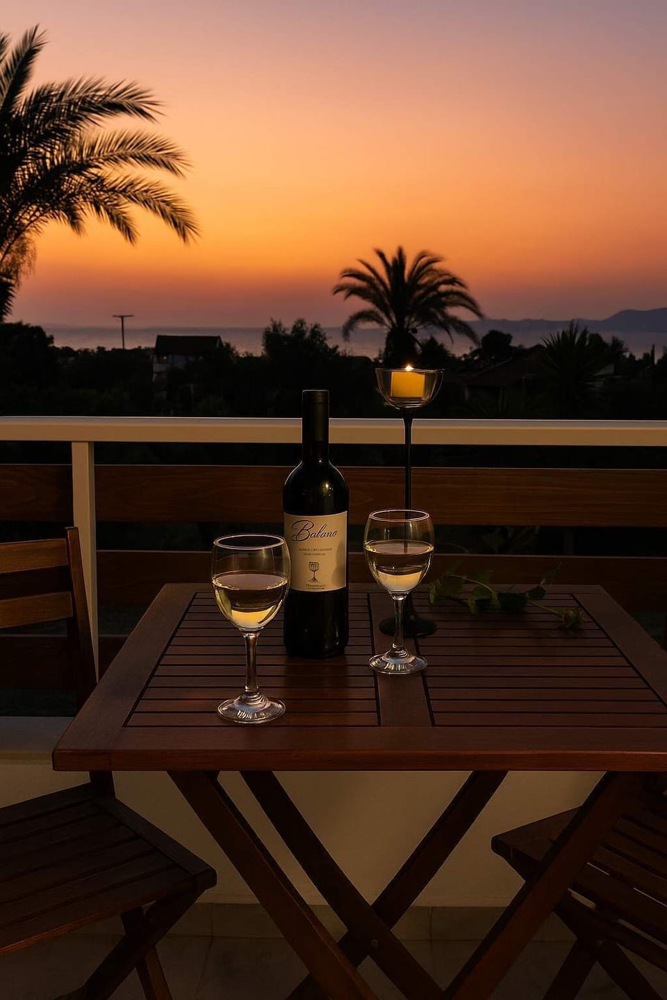 Magical hour lighting—perfect for a relaxed evening in

