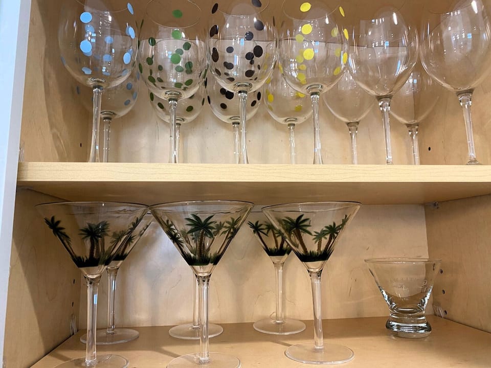 Bring your favorite wine to sip on in the evenings.
