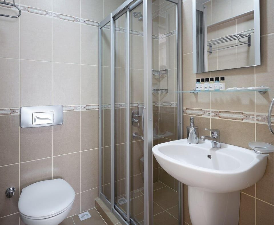 Standard Triple Room | Bathroom | Shower, hair dryer, towels, toilet paper