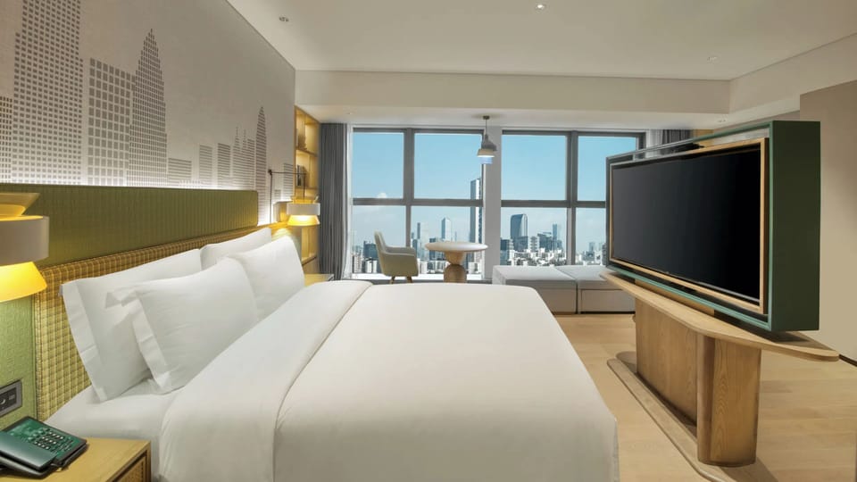 Suite, 1 King Bed | Premium bedding, down comforters, memory foam beds, in-room safe