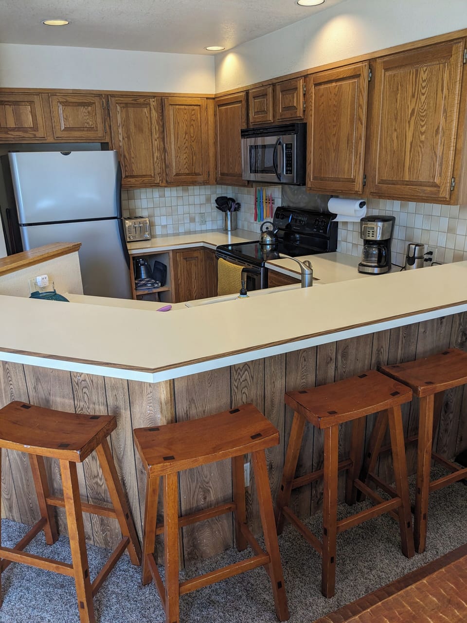 Well equipped kitchen 
