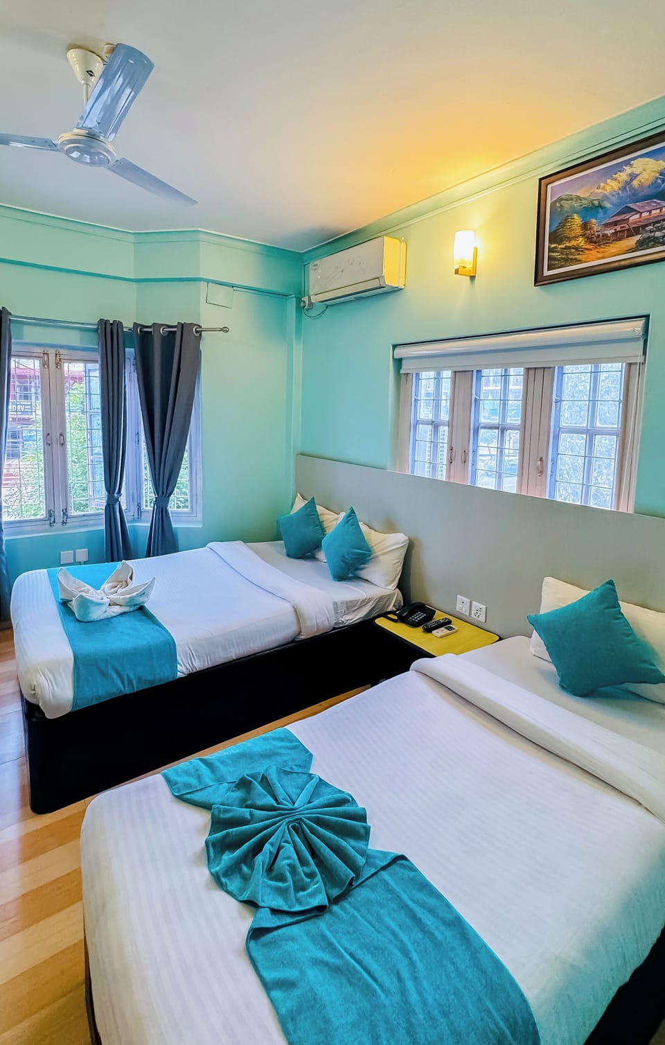 Deluxe Double Room, Mountain View | Premium bedding, pillowtop beds, soundproofing, free WiFi