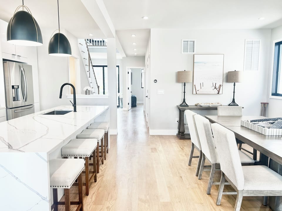 Main floor (2nd floor)- open concept layout view