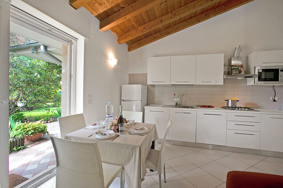 Kitchen and dining area