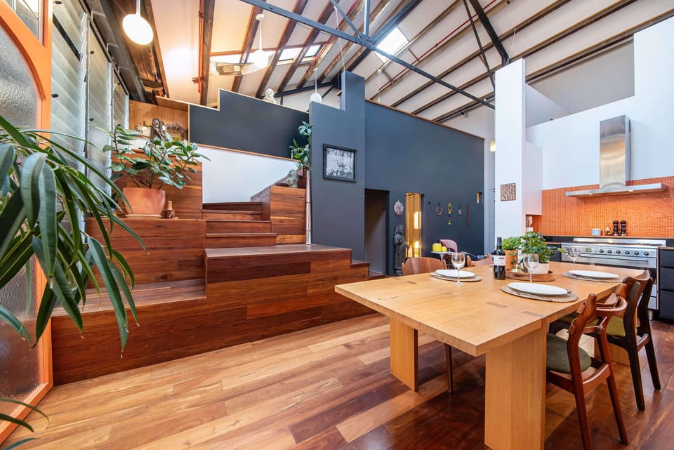 Beautiful open plan warehouse style apartment with plenty of room