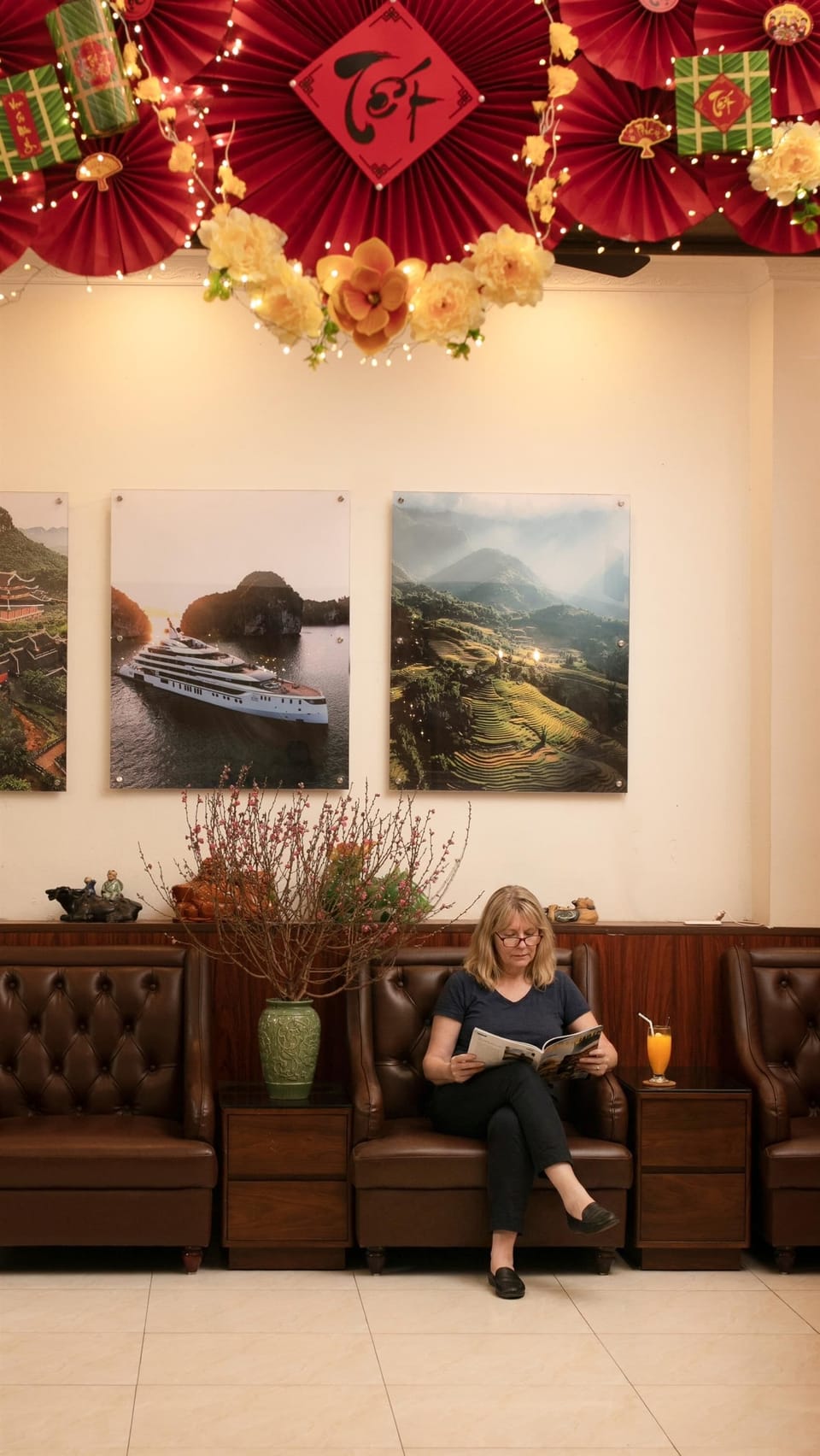 Lobby sitting area