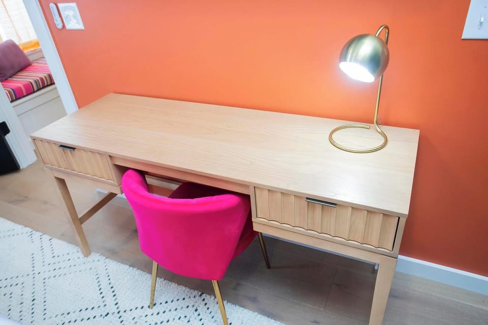 Bedroom 3: King Bed, TV, En Suite Full Bathroom