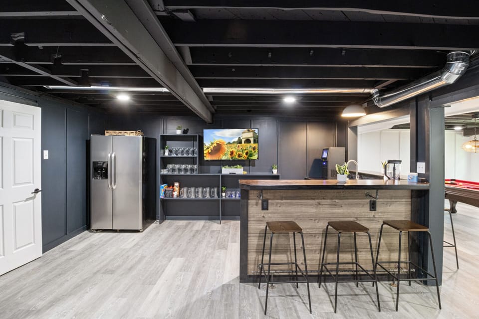 Downstairs bar