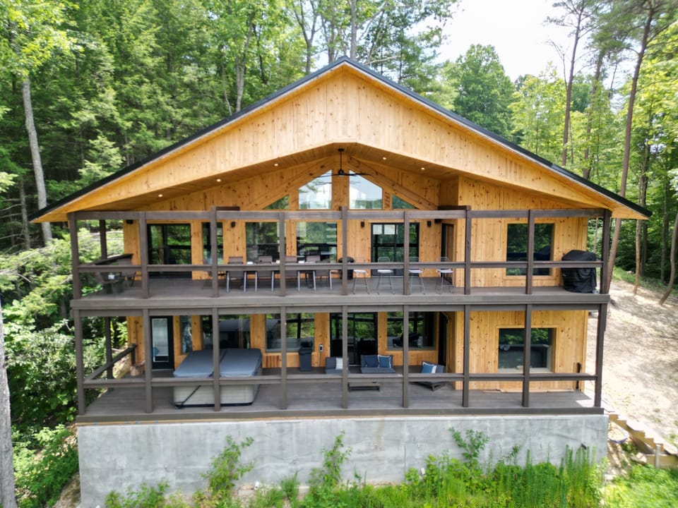 No Place Like Home double deck out back.