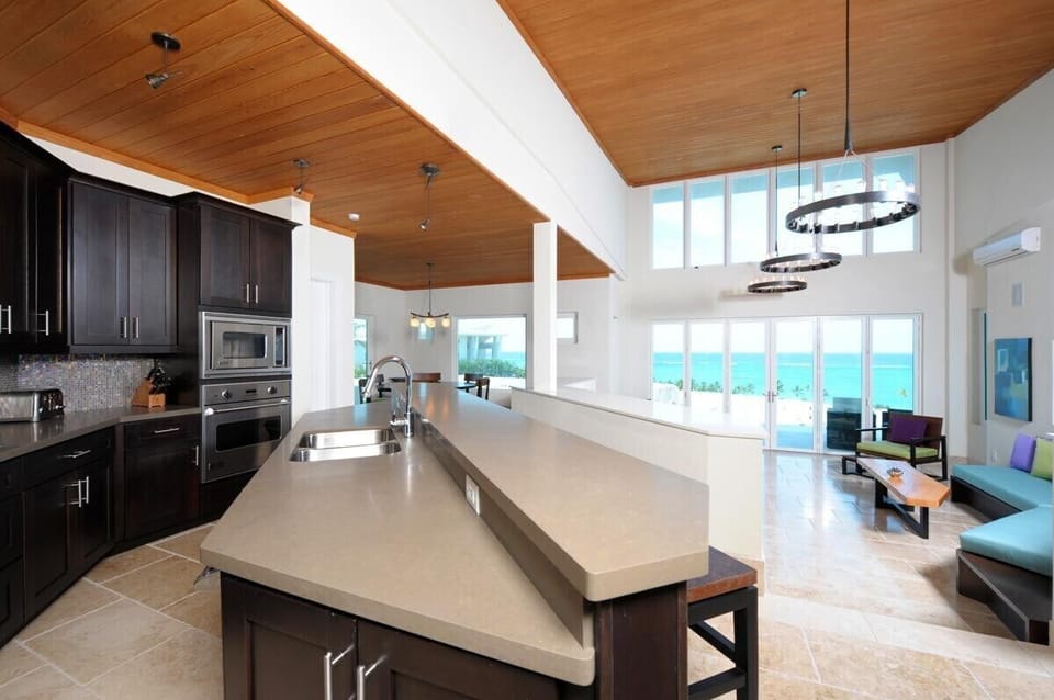 Kitchen and View