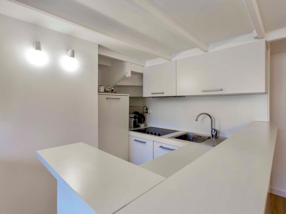 open plan kitchen