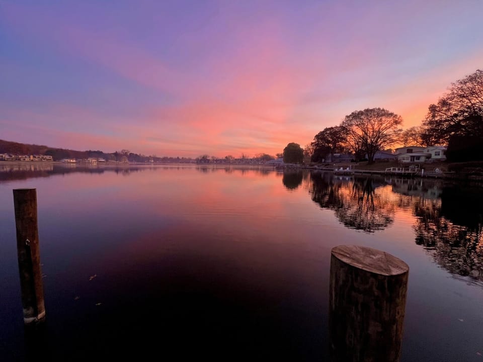 Spring Lake at sunrise - just steps away
© 2025 photo by Carolyn Jordan