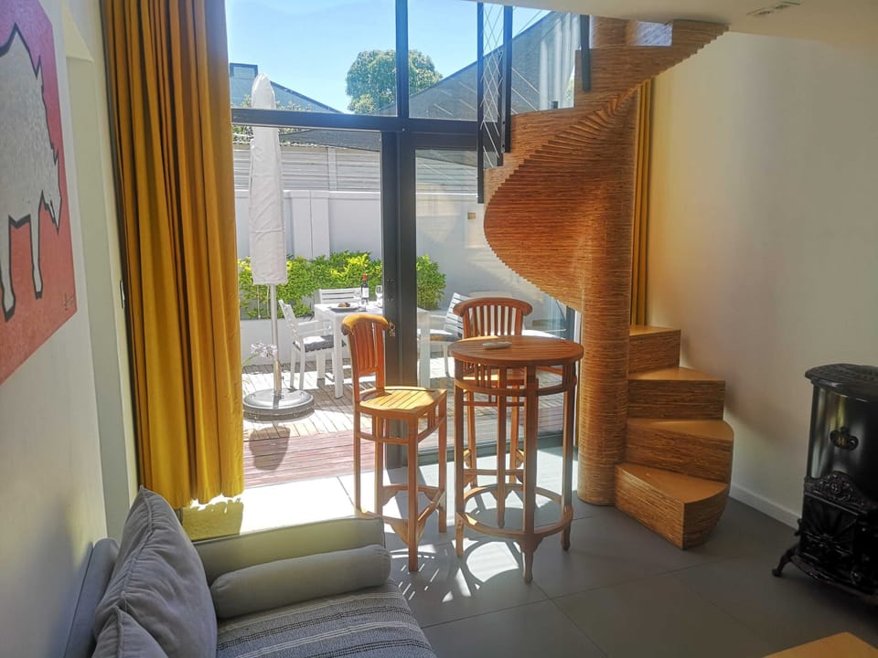 Living room with huge window