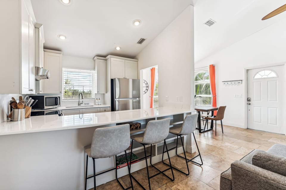 Kitchen area.