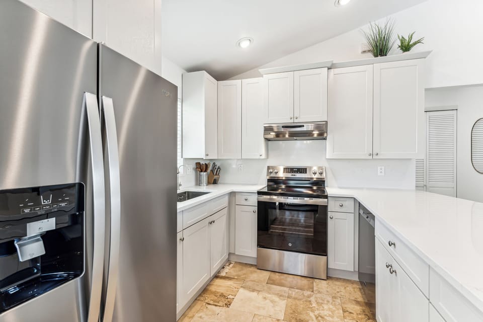 Kitchen area.