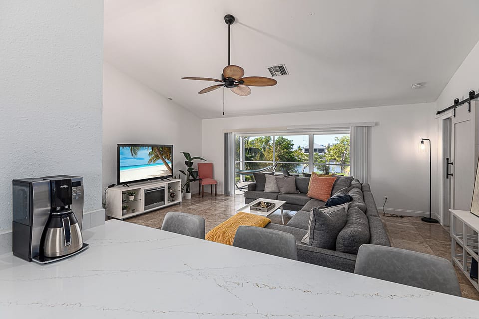 Spacious living area.