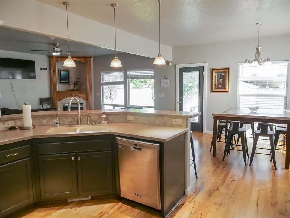 Kitchen Area and Dining Room Main Level