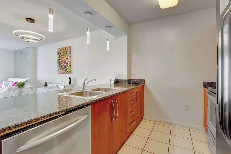 Fully stocked kitchen for your culinary adventures!