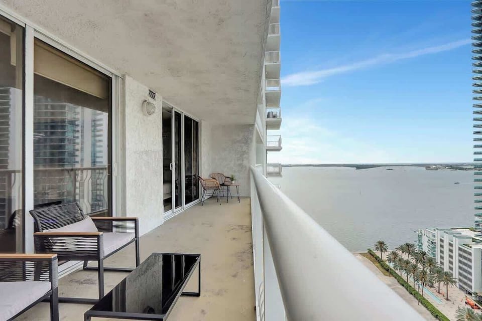 Stunning bay view from your private balcony!