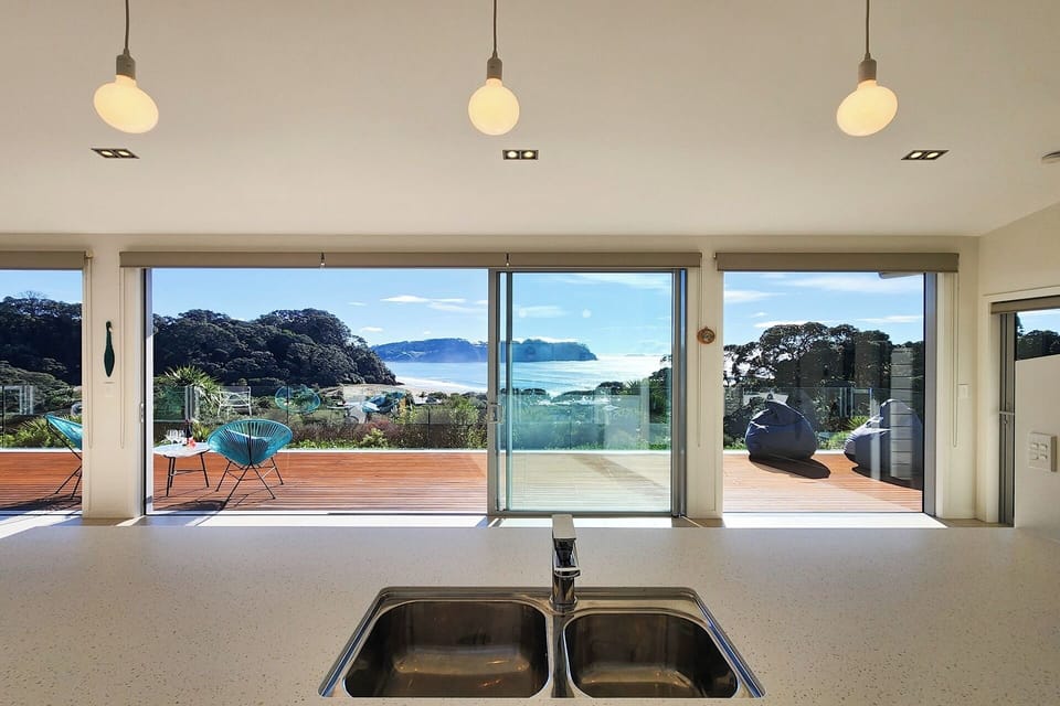 Surf & Sea views from the kitchen