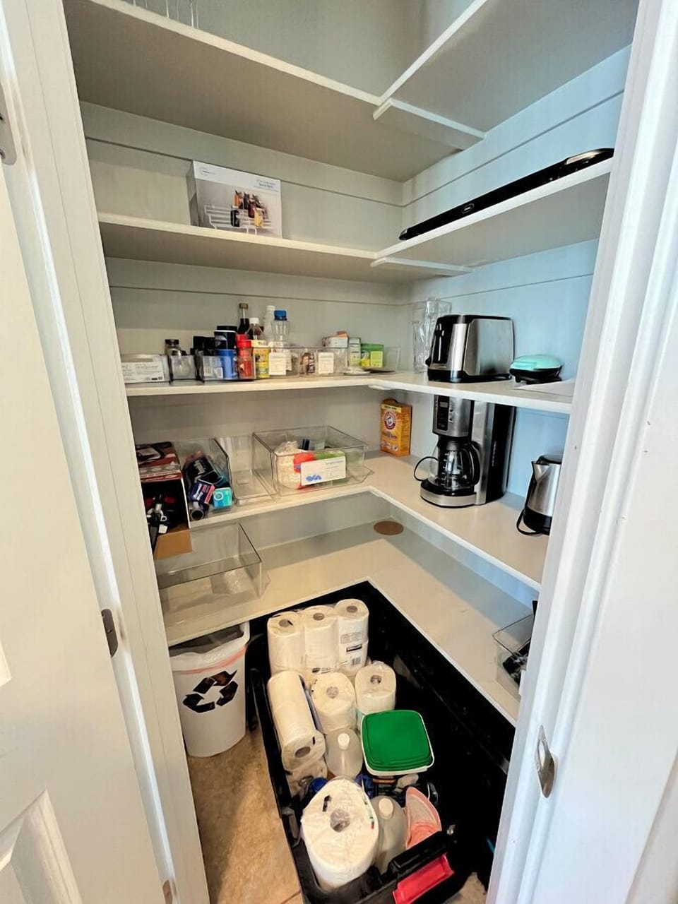 Fully stocked pantry