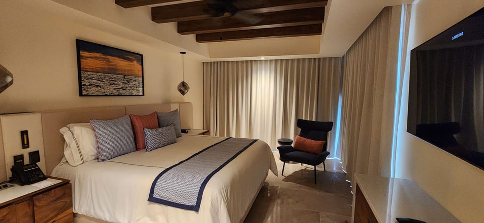 Master Bedroom with corner sliding doors