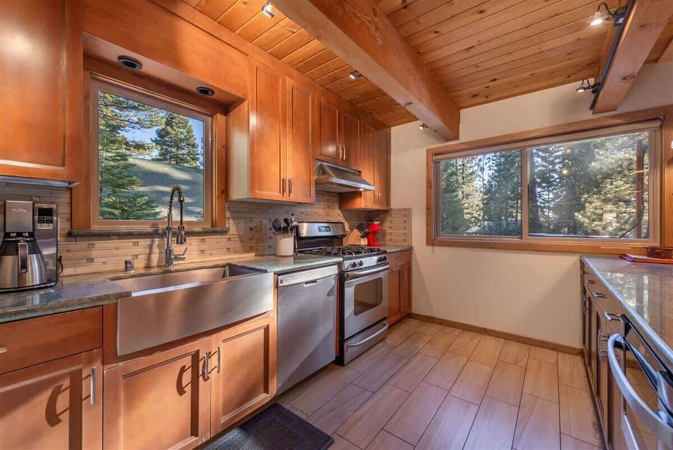 Remodeled Kitchen with Stainless Steel Appliances